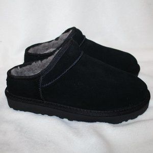 UGG CLASSIC SUEDE SHEARLING SLIPPERS NEW